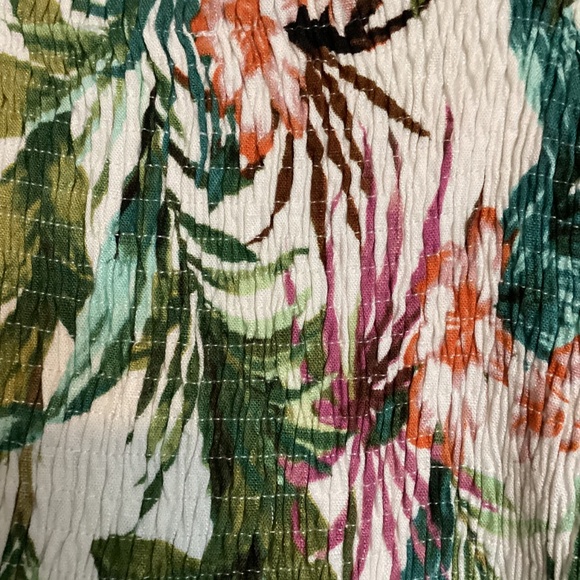 Lost + Wander Luau Smocked Tie Strap Midi Dress, size M - Picture 10 of 13